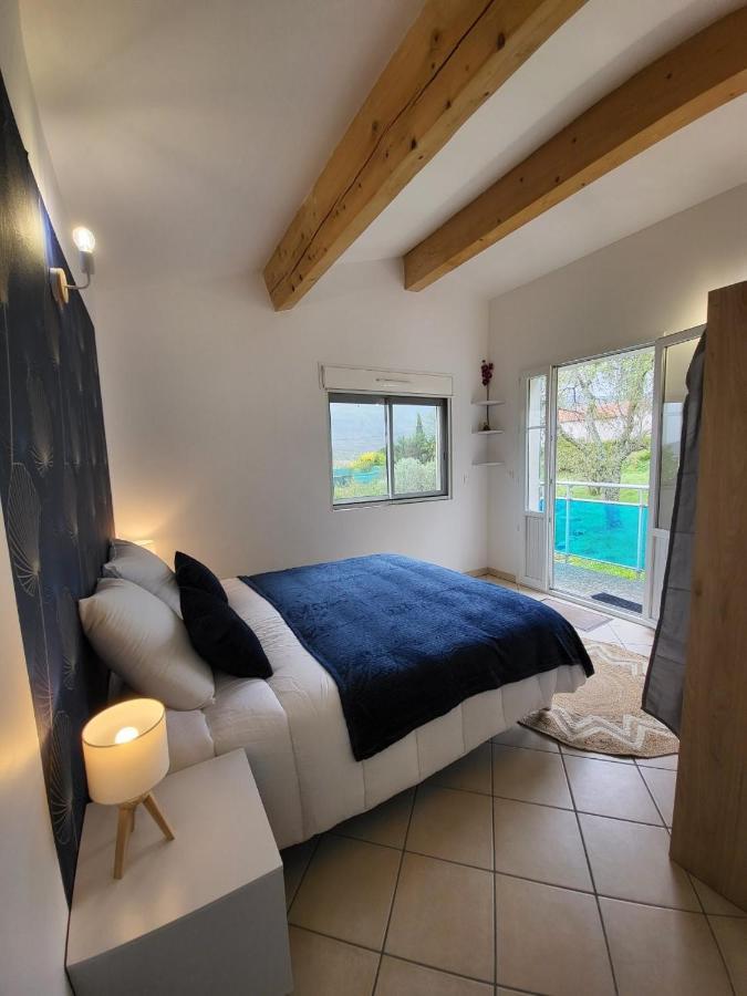 Nid Douillet - Les Fargettes - Superbe Vue - Charmante Petite Maison Avec Jardin - 2 Pieces A Privas Buitenkant foto